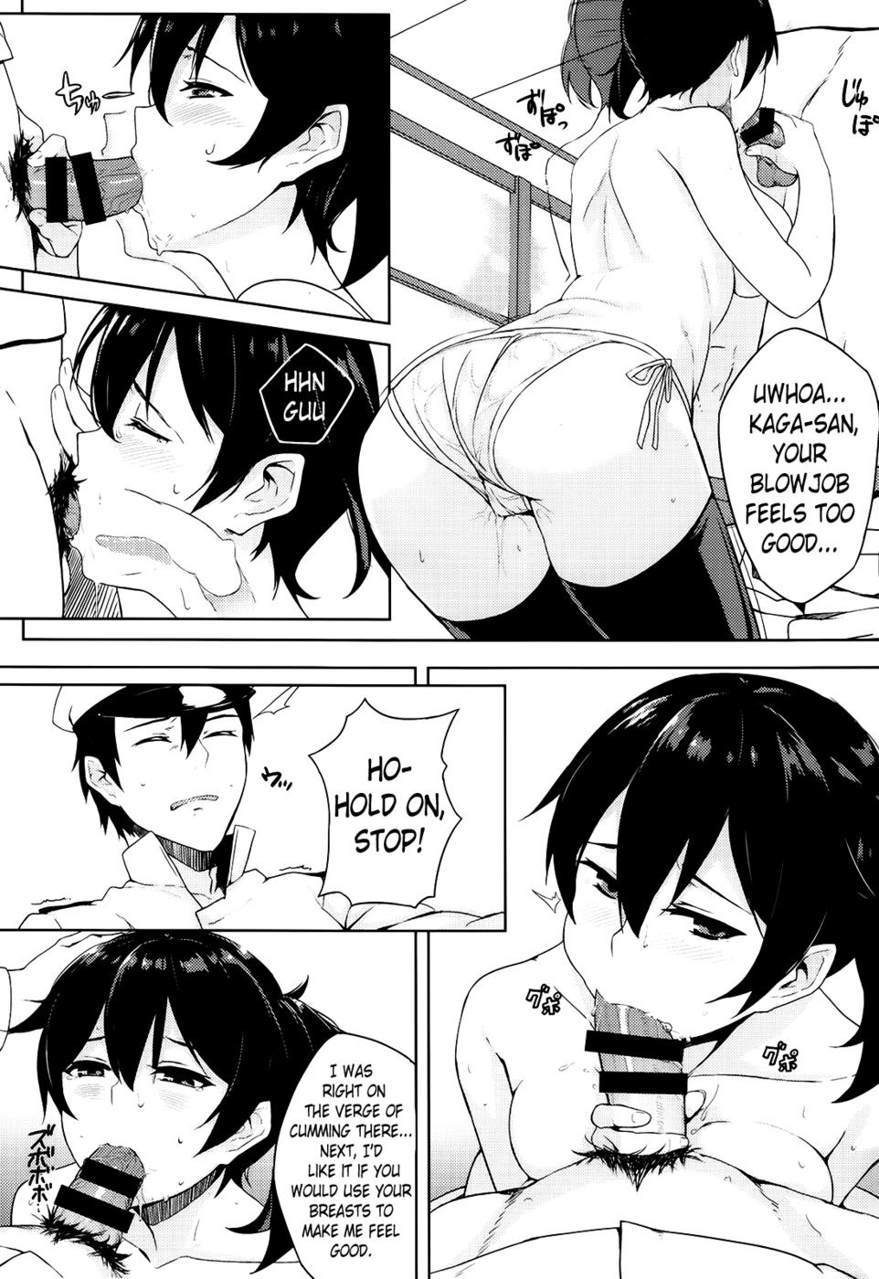 Hentai Manga Comic-Secretary Ship - Kaga's Worries-Read-10